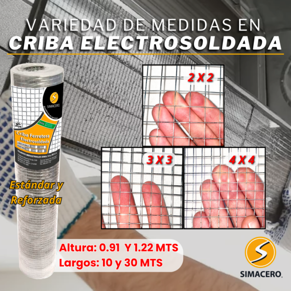 Criba Electrosoldada Ferretera